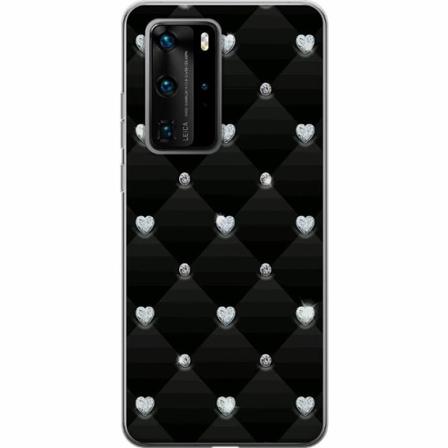 Huawei P40 Pro Mjukt Skal - Bling Heart