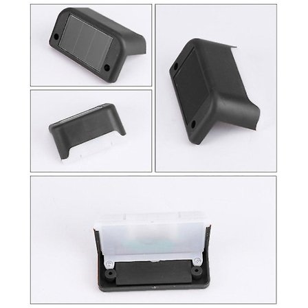 2023 Nye 8 stk. Vandtætte Solcelle Dæklys Udendørs Baghave Dekoration Udendørs Trinlys Havepost Gærde LED Varmt Lys