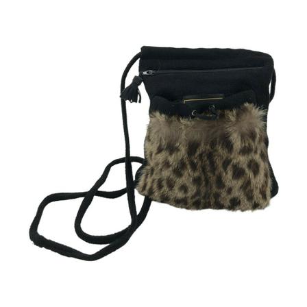 Fendi Vintage, Pre-owned Cheetah Side Bag Zwart, Dames, Maat:ONE Size