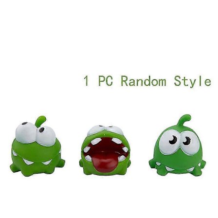 Tau-frosk Vinyl Gummi Spill Dukke Om Nom Godteri Slukende Monster Lekefigur Shytmv