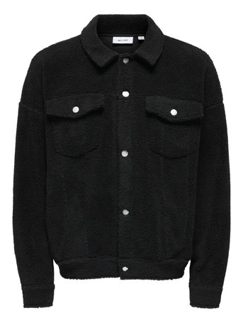 ONLY & SONS | Onsdeacon Rlx Sherpa Overshirt Sweat Vd | XL