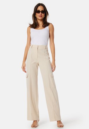 BUBBLEROOM Hilda Cargo Trousers Beige Klær