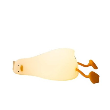 Benson Ligge Flat And Natt Lys LED Squishy Duck Lampe Søt Lys Up Duck
