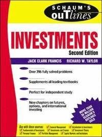 Schaum's Outline of Investments, ISBN: 9780071348492