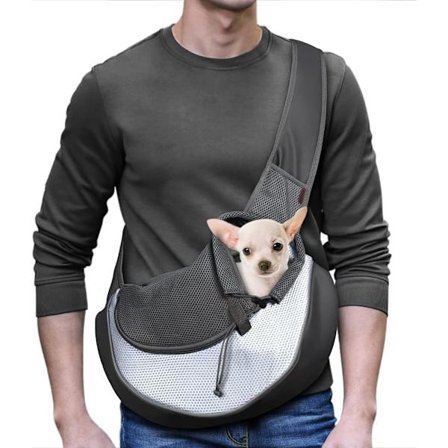 Bæresele til kæledyrshunde, åndbar mesh, rejse sikker bæresele til hunde og katte
