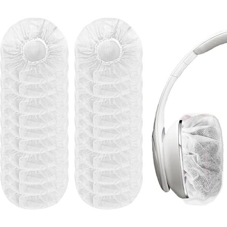 Elastiske Hygiene Hodetelefondeksler - Pakke med 100 - Ikke-vevd Stoff Hodetelefondeksler