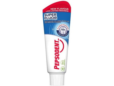 PEPSODENT Tandkräm PEPSODENT super flour 75ml - Lyreco - Sjukvård och omsorg - Hygien - Tandvård