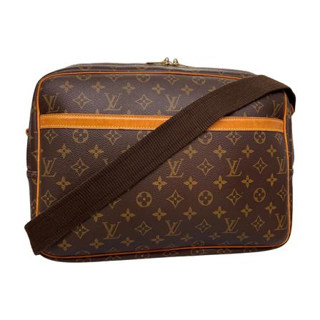 Louis Vuitton Vintage Louis Vuitton Reporter , Bruin , Dames , Maat: ONE Size Vintage Tassen