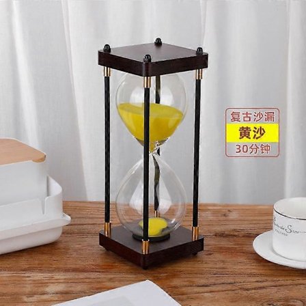 Stort timeglass 60 minutter, timeglass, regnbueglass timeglass, gave timeglass, for hjem, skrivebord