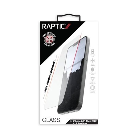 Raptic X-Doria Full Glass iPhone 14 Plus härdat glas för helskärm