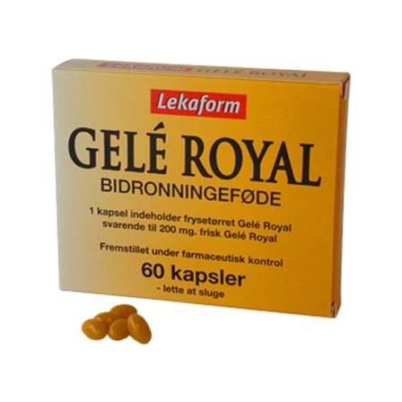 Lekaform Gelé Royal 60 kaps., Helse & Madvarer, Ingredienser, Gele Royale
