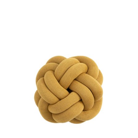 Design House Stockholm Knot Cushion Kuddar Gul 30x30x15