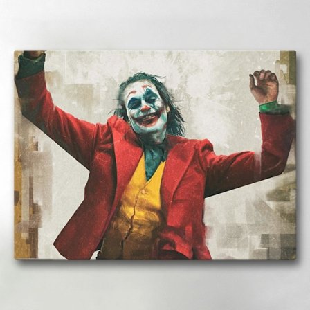 Lærredsbillede / Lærredstryk - Joker - 40x30 cm - Lærred