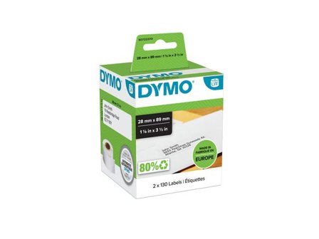 DYMO Etikett LW 89x28mm 260/fp - Lyreco - Kontorsmaskiner - Etikettskrivare och etiketter - Etiketter - Dymo