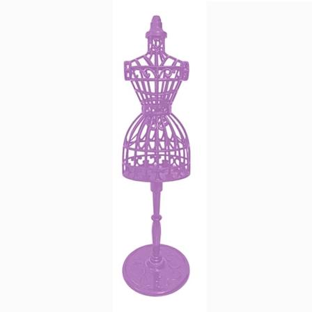 Dukke Display Holder Kjole Tøj Mannequin LILLA purple