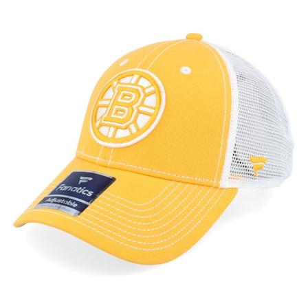 Fanatics - Boston Bruins Sport Resort Struct Yellow Gold/White Trucker Trucker Yellow Cap - NHL @ Hatstore