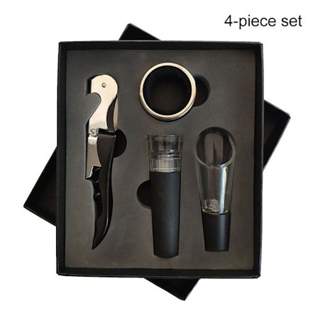 Vinöppnare Set Vinkorkskruvstillbehör Kit Bekvämlighet Vintillbehör Verktyg Present till vinälskare Far