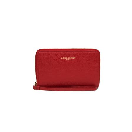Lancaster Small zip ARound portfolio dunes , Rood , Dames , Maat: ONE Size Portefeuilles