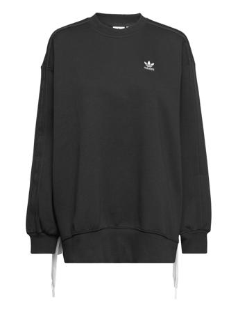 Laced Crew Sweatshirt Trøje Sort Adidas Originals