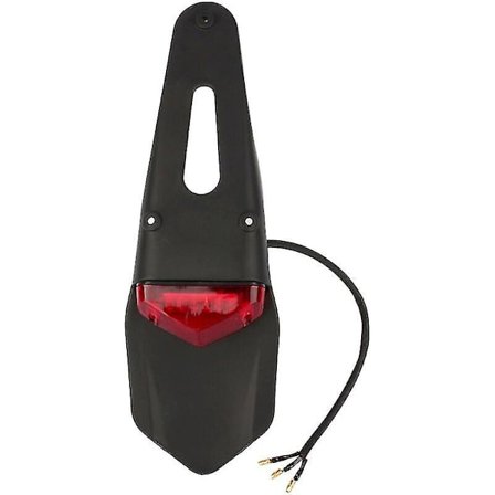 Moottoripyörän jarruperävalo, universaali moottoripyörän lokasuojan jarru takavalot vilkku ATV Dirt Bike LED-lamppu