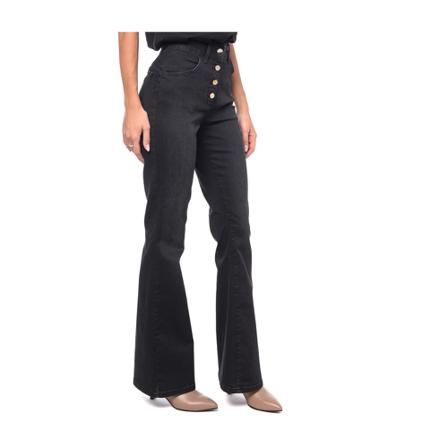 Liu Jo, Flared Jeans Zwart, Dames, Maat:W25