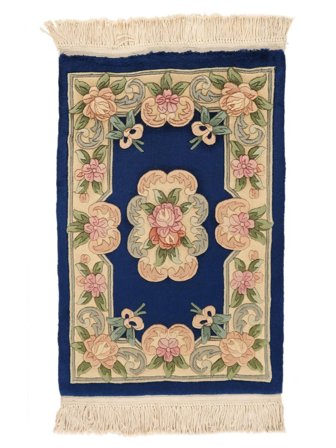 Tappeto Orientale Cinesi 90 Line 61X92 Nero/Arancione (Lana, Cina)