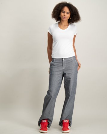 LMTD RICTE TWI NW WIDE PANT Blå Bukser Pige - Kids Brand Store