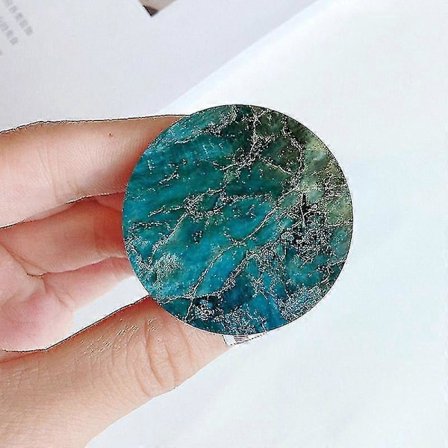 Marmor Mote Bærbar Popsocket Pop Sockets Kompatibel med Mobiltelefoner Fleksibel Telefonholder