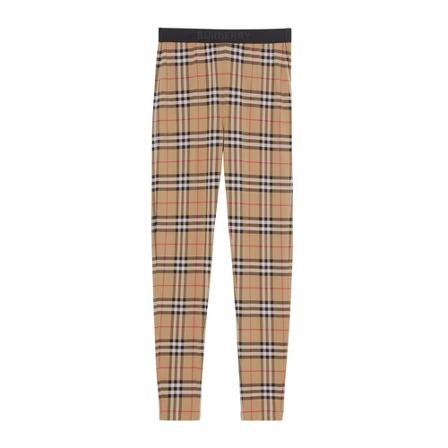 Burberry - Leggings - Beige - Dam - Storlek: S, Dam, Storlek: S