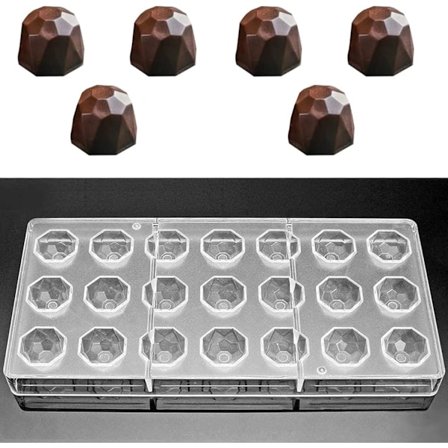 Transparent Chokoladeform, Klar Plastik Slikform, til Fremstilling af Sfæriske Slik, Chokolade, Kage Snacks, 275*135*24mm (Fodboldform)