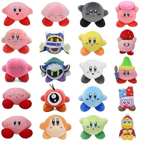 Tähti Kirby Anime Pehmolelut Miekan Kirby Magolor Meta Knight Waddle Dee Kuningas Dedede Täytetyt Pehmolelut Kawaii Tyynylahjat Waddle Dee Punainen