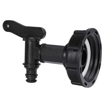 Holdbar IBC Tank Kran Adapter Tilkoblingsventil Erstatningsventil Hage Hjem Ventil Tilbehør