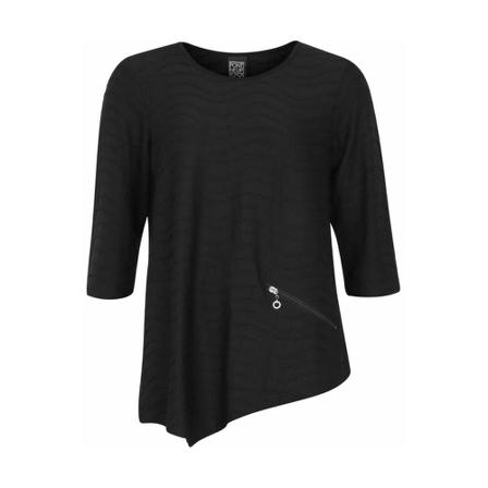 Pont Neuf Rosalina Bluse Sort, Dame