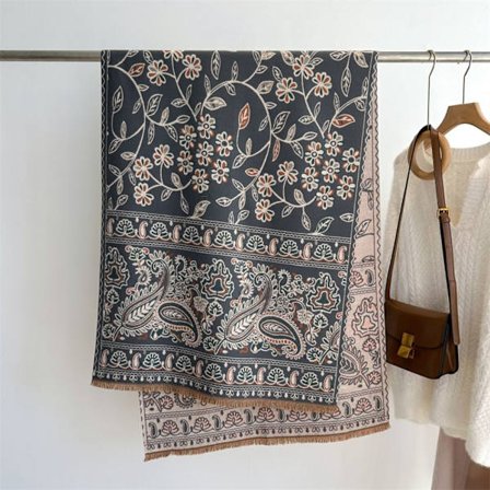 Cashew Flowers Scarf Sjalar 04 04