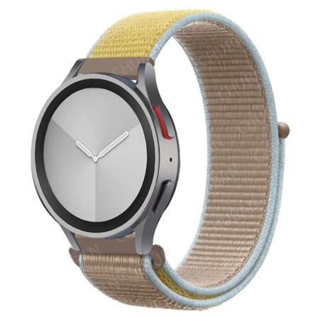 Nylon för Samsung Galaxy Watch 6/5/ pro/4/Classic/active 2 43-47-40-44mm 20mm/22mm sportarmband huawei gt 2/e/3 rem 48 Camel 22mm watch band