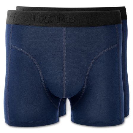 FeatherFeel | 2-Pack Royal Blue Merino Wool Boxer Briefs for Men - Wool Boxers