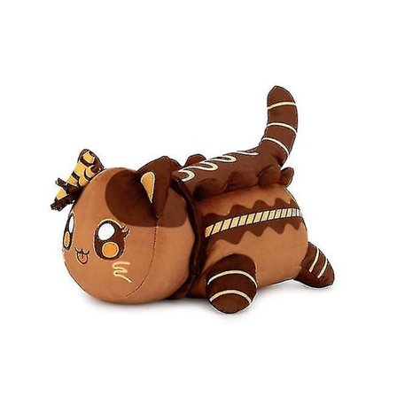 Sjokoladekake katt plysjleketøy myk plysjdukke barnas feriegave DB