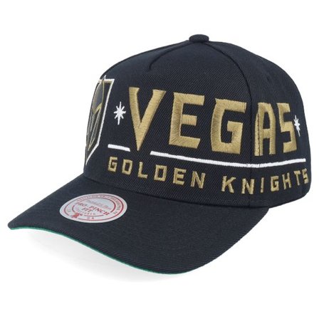 Mitchell & Ness - NHL Svart adjustable Keps - Vegas Golden Knights Busted Pro Black A-Frame Adjustable @ Hatstore
