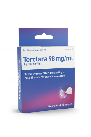 Terclara neglesoppbehandling 98 mg/ml liniment 5 ml
