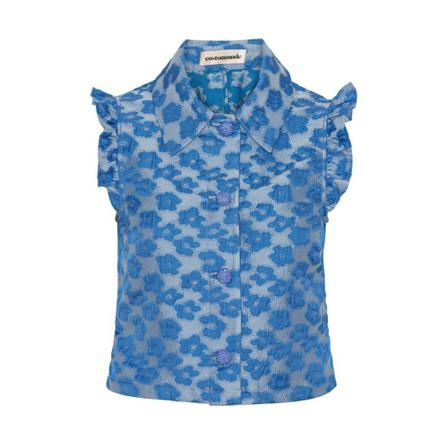 Custommade Yalia Shirt Blå, Dame Skjorter