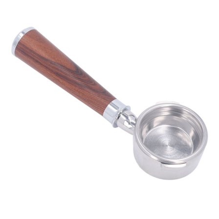 58mm Bottenlös Portafilter Trähandtag Dubbel Öra Kaffe Portafilter för GAGGIA Kaffemaskin En Röd Sur Gren