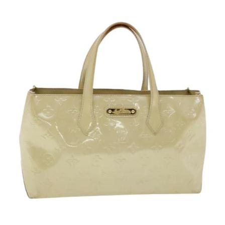 Louis Vuitton Vintage Pre-owned Leather handTass , Beige , Dames , Maat: ONE Size Vintage Tassen