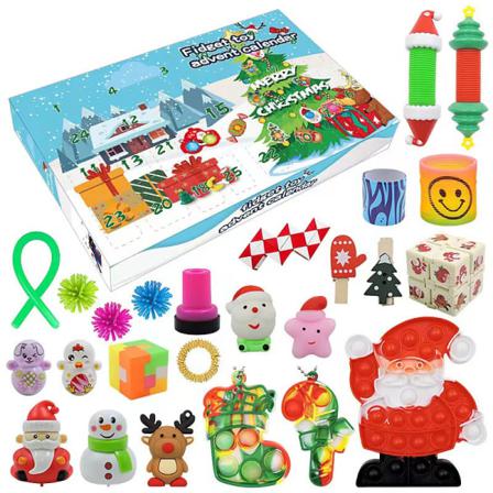 Fidget Pop It Adventskalender 2022, Julleksaker