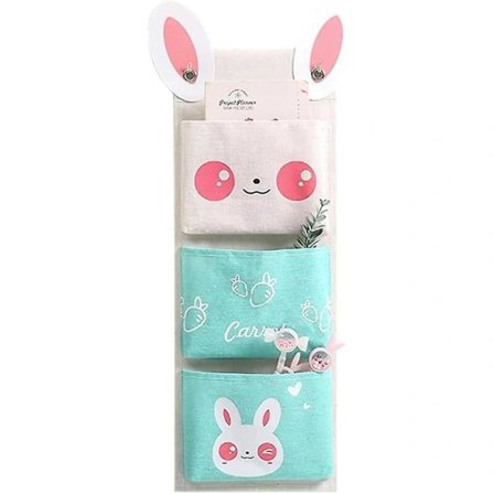 Hengende Veske 3 Lommer Vanntett Crday Hengende Veske Soverom Baderom Kjøkken Oppbevaring