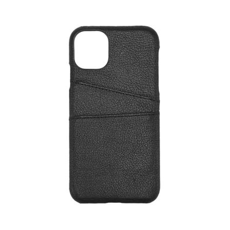 Onsala Iphone 11 Skal Äkta Läder Kortfack Svart