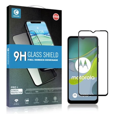 MOCOLO HD skærmbeskytter i hærdet glas til Motorola Moto E13 - Sort Udgave