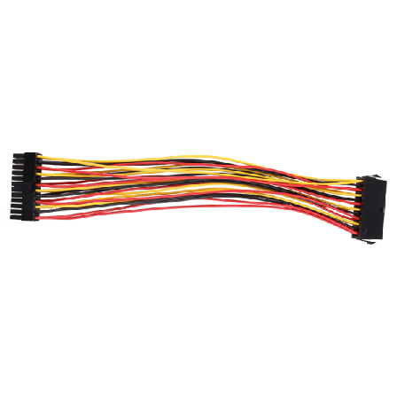 24-pin ATX han til hun strømkabel forlængerkabel Internt PC PSU TW strømkabel 30cm 1stk