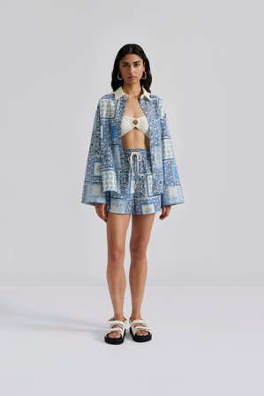 Malina - Julia Shorts - XS - Coastal Patchwork