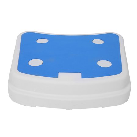 Fotpall för hukposition för vuxna, fotstöd med lätt och kompakt design, badrumspall för toalett som förbättrar halksäkerheten