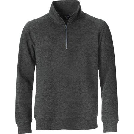 Clique Unisex Adult Classic Melange Half Zip Sweatshirt Xl Anth